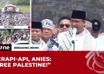 “FREE PALESTINE” Orasi Anies Bangkitkan Semangat Massa Aksi