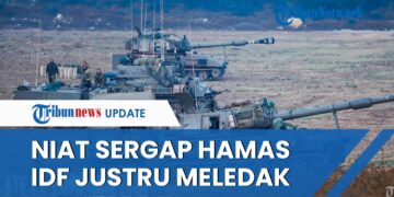 DISERGAP HAMAS 44 TANK IDF MELEDAK