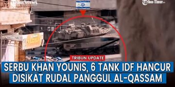 SERBU KHAN YOUNIS, 6 TANK HANCUR DISERANG BRIGADE AL-QASSAM