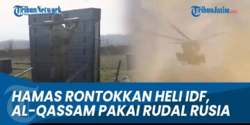 HAMAS RONTOKKAN HELIKOPTER ISRAEL PAKAI RUDAL RUSIA