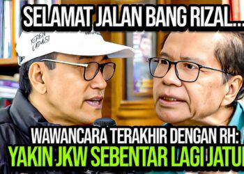 PESAN TERAKHIR RIZAL RAMLI, TETAP KONSISTEN SEBAGAI OPOSISI