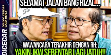 PESAN TERAKHIR RIZAL RAMLI, TETAP KONSISTEN SEBAGAI OPOSISI