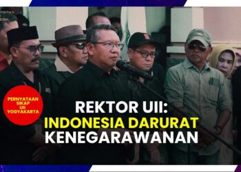 SIVITAS AKADEMIKA UII: INDONESIA DARURAT KENEGARAWANAN