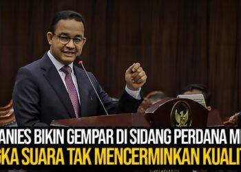 PIDATO ANIES DI SIDANG PERDANA MAHKAMAH KONSTITUSI 2024