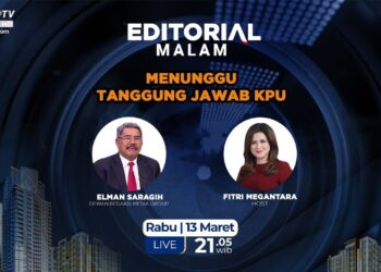 EDITORIAL MALAM METROTV: MENUNGGU TANGGUNG JAWAB KPU