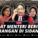 EMPAT MENTERI BERI KETERANGAN DI SIDANG SENGKETA PILPRES 2024