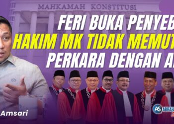FERI BUKA PENYEBAB HAKIM MK TIDAK MEMUTUS PERKARA DENGAN ADIL