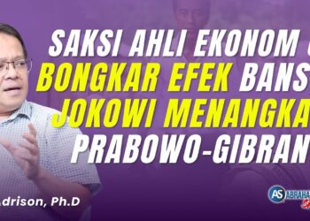 SAKSI AHLI EKONOMI BONGKAR EFEK BANSOS DI SIDANG MK