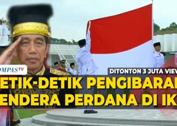 DETIK-DETIK PENGIBARAN BENDERA MERAH PUTIH 2024
