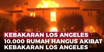 KEBAKARAN LOS ANGELES BAK NERAKA
