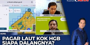 KEMENTERIAN ATR/BPN KUMPULKAN DATA TERKAIT HGB PAGAR LAUT