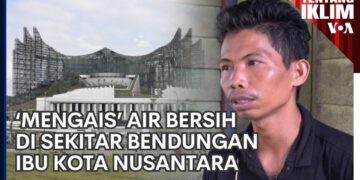 “MENGAIS” AIR BERSIH DI SEKITAR IKN