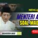 CURHAT MENTERI AGAMA RI tentang “KONDISI MADRASAH DIBANDING SEKOLAH”