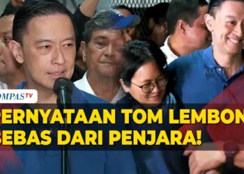 DAPAT ABOLISI DARI PRESIDEN PRABOWO: TOM LEMBONG BEBAS
