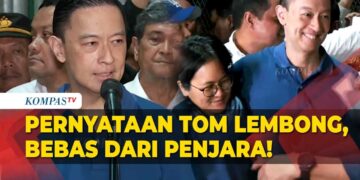 DAPAT ABOLISI DARI PRESIDEN PRABOWO: TOM LEMBONG BEBAS